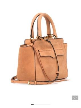 Rebecca Minkoff Avery Mini Tote Crossbody  Handbag in Desert Tan